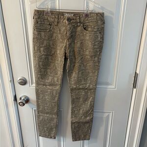 Free People Patterned Jeans